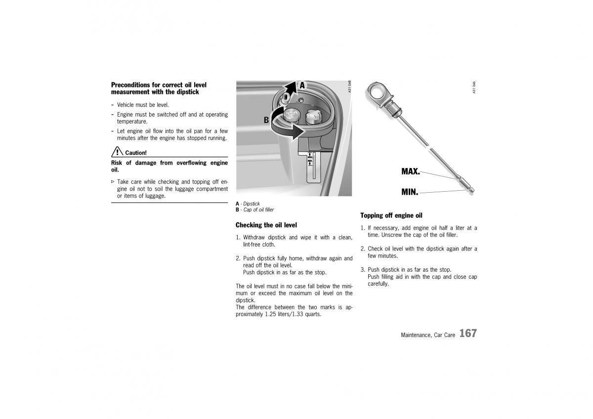 Porsche Boxster 986 owners manual / page 165