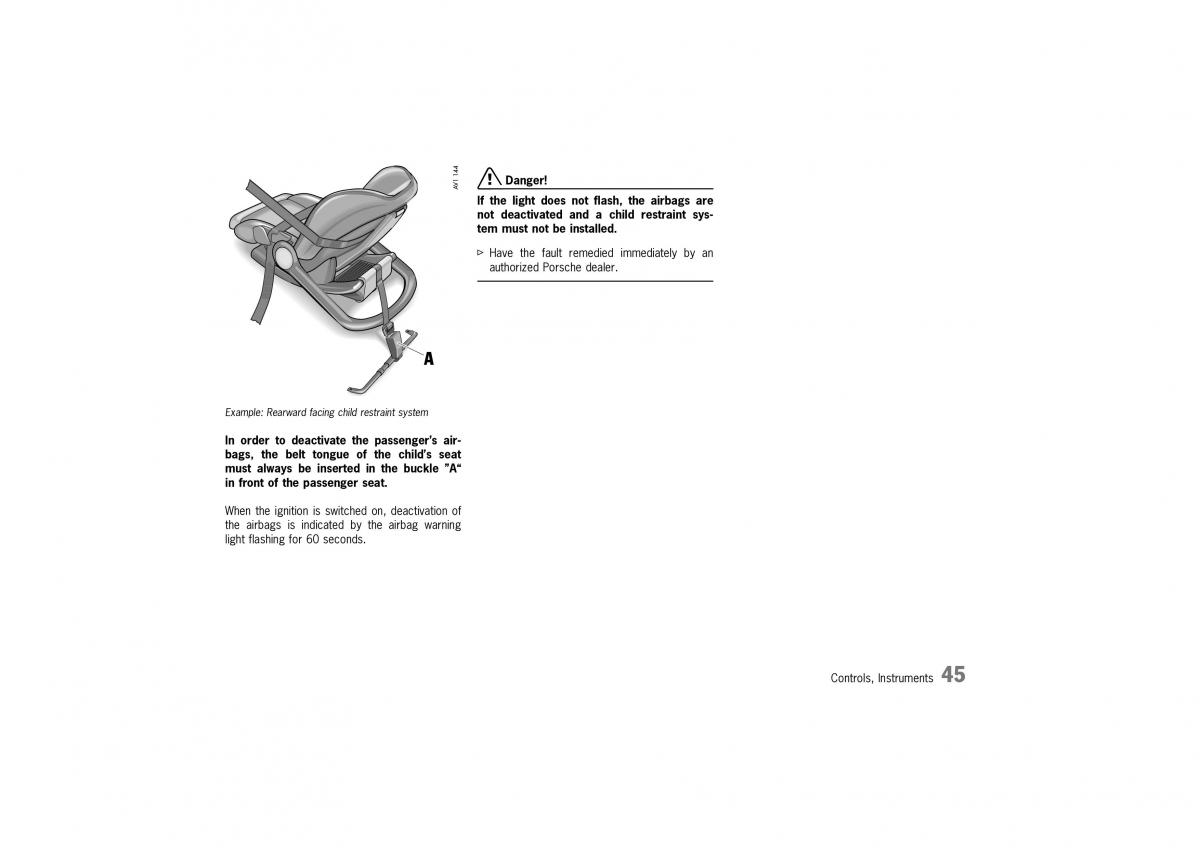 Porsche Boxster 986 owners manual / page 43