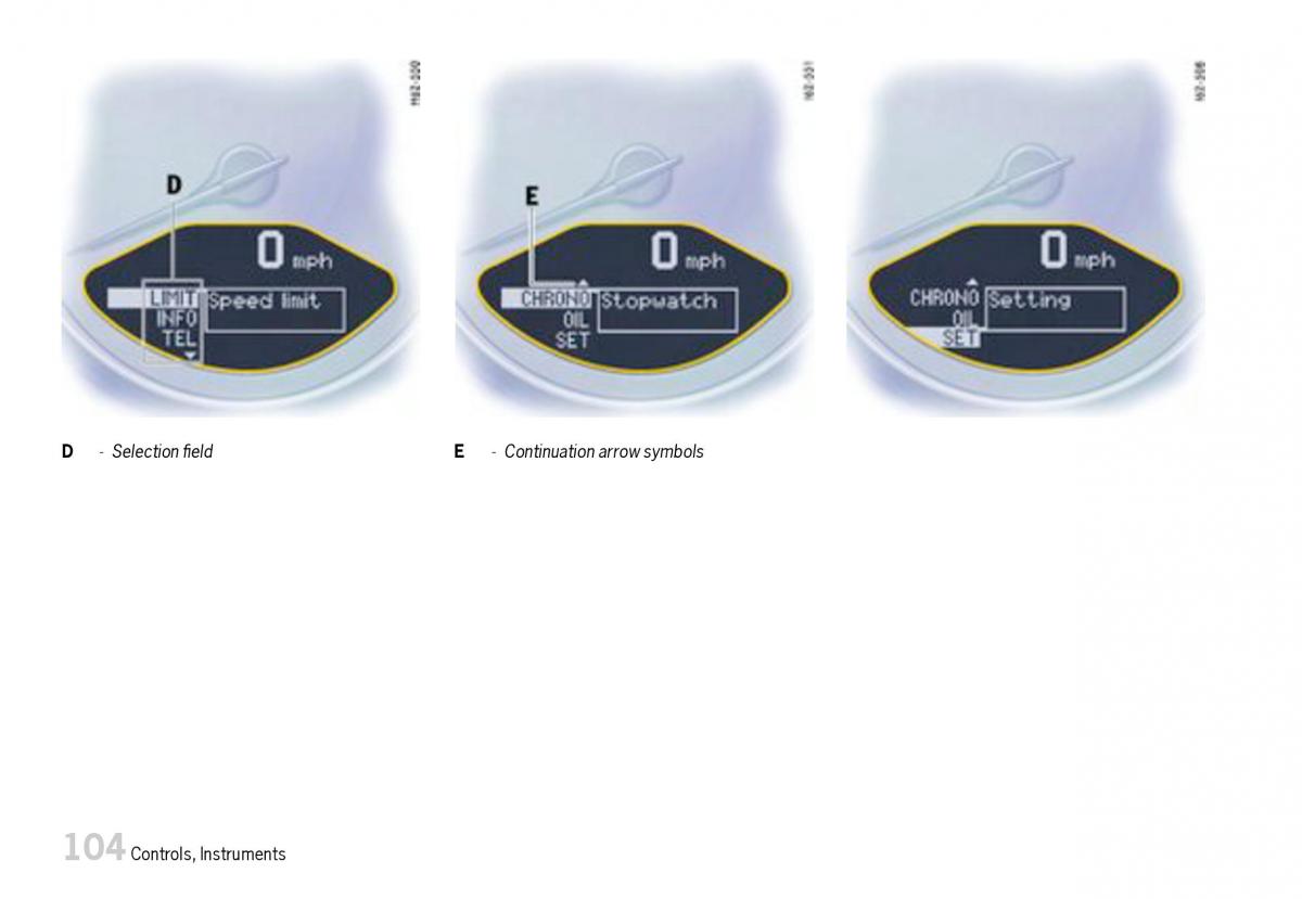 Porsche Boxster 987 owners manual / page 106