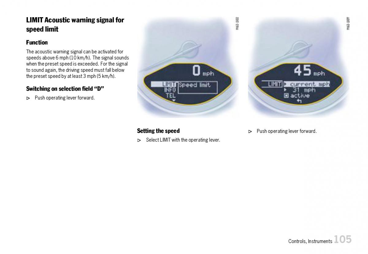 Porsche Boxster 987 owners manual / page 107