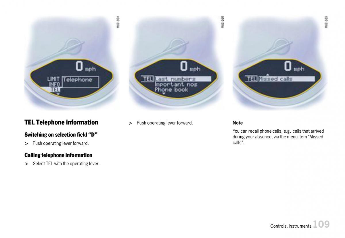 Porsche Boxster 987 owners manual / page 111