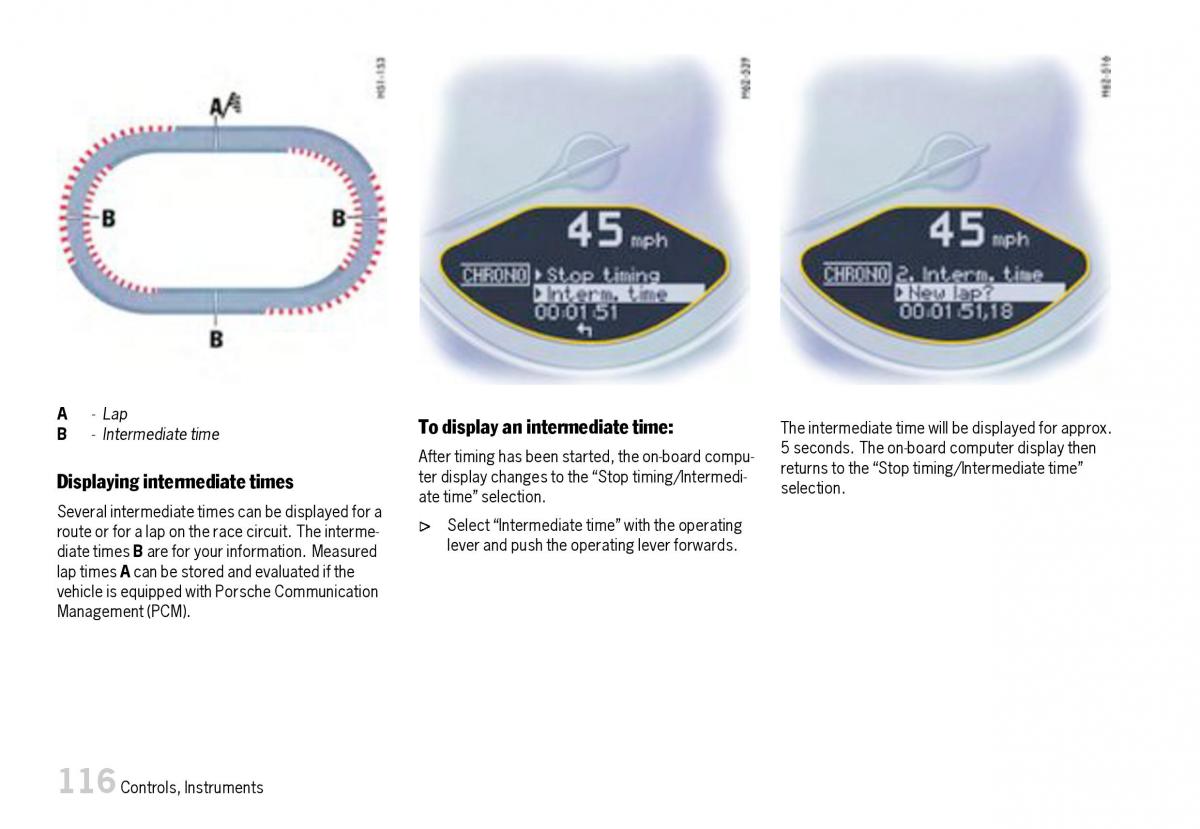 Porsche Boxster 987 owners manual / page 118