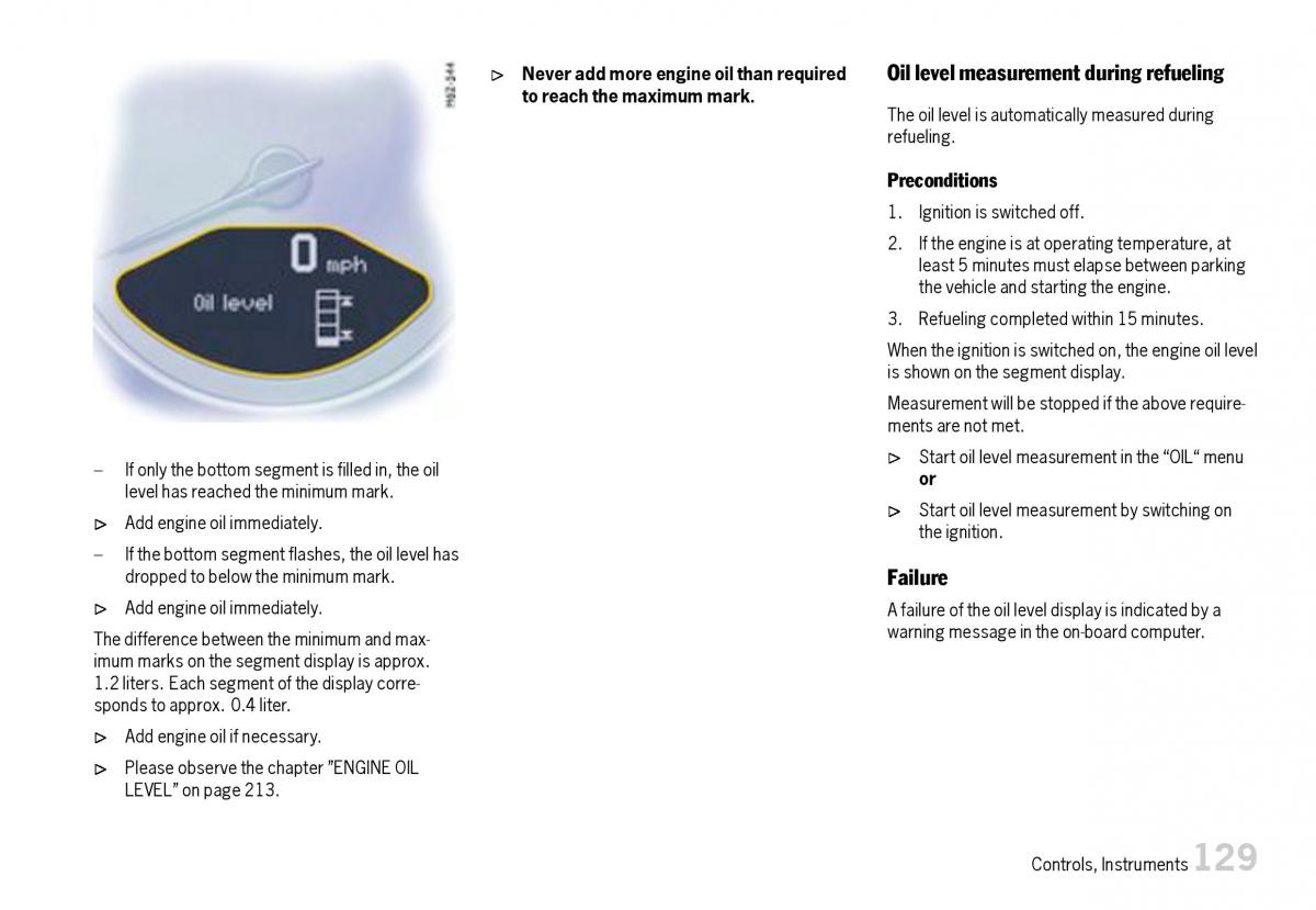 Porsche Boxster 987 owners manual / page 131