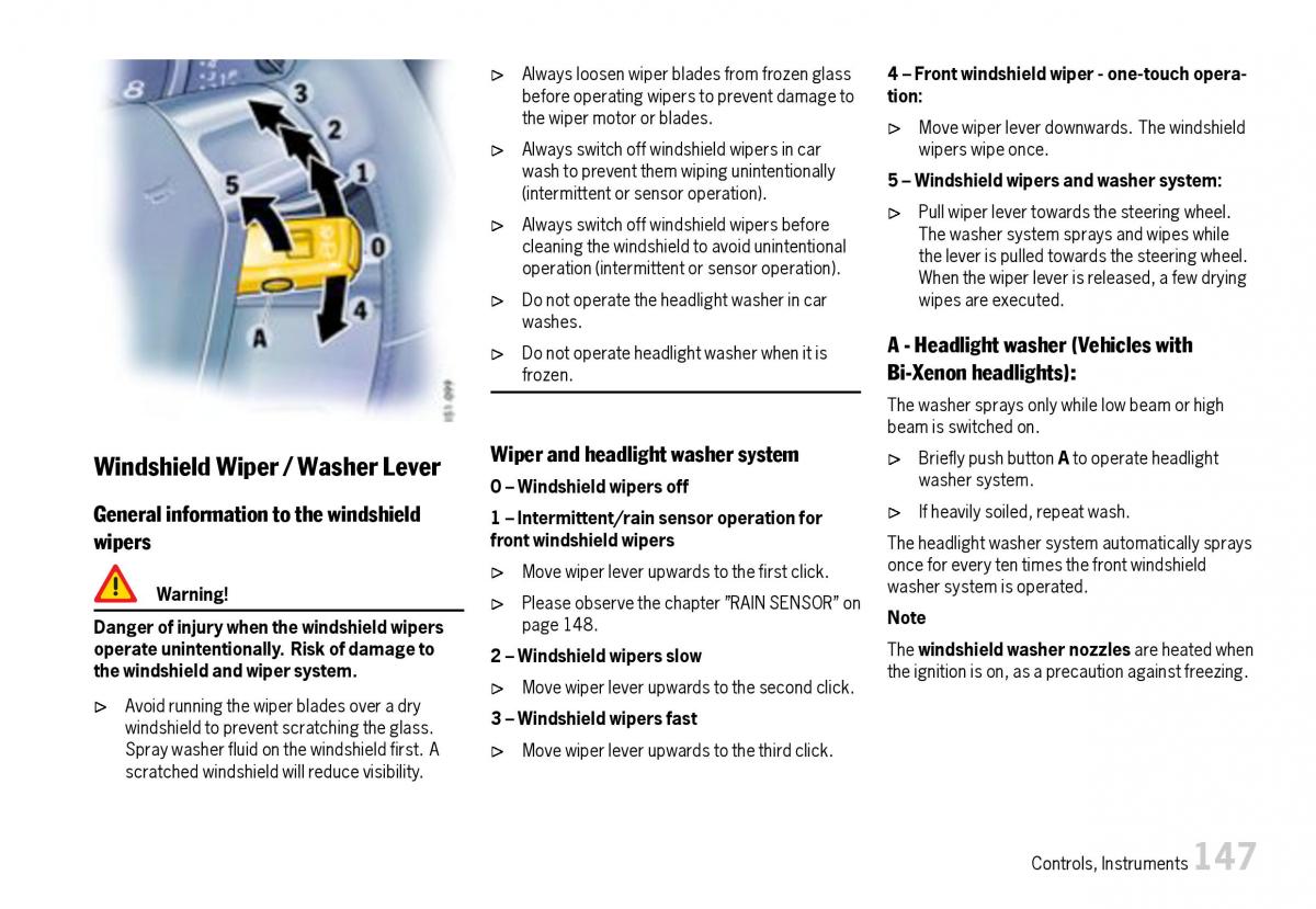 Porsche Boxster 987 owners manual / page 149