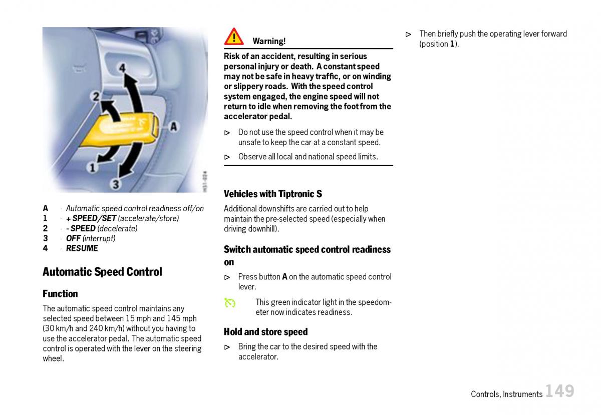 Porsche Boxster 987 owners manual / page 151