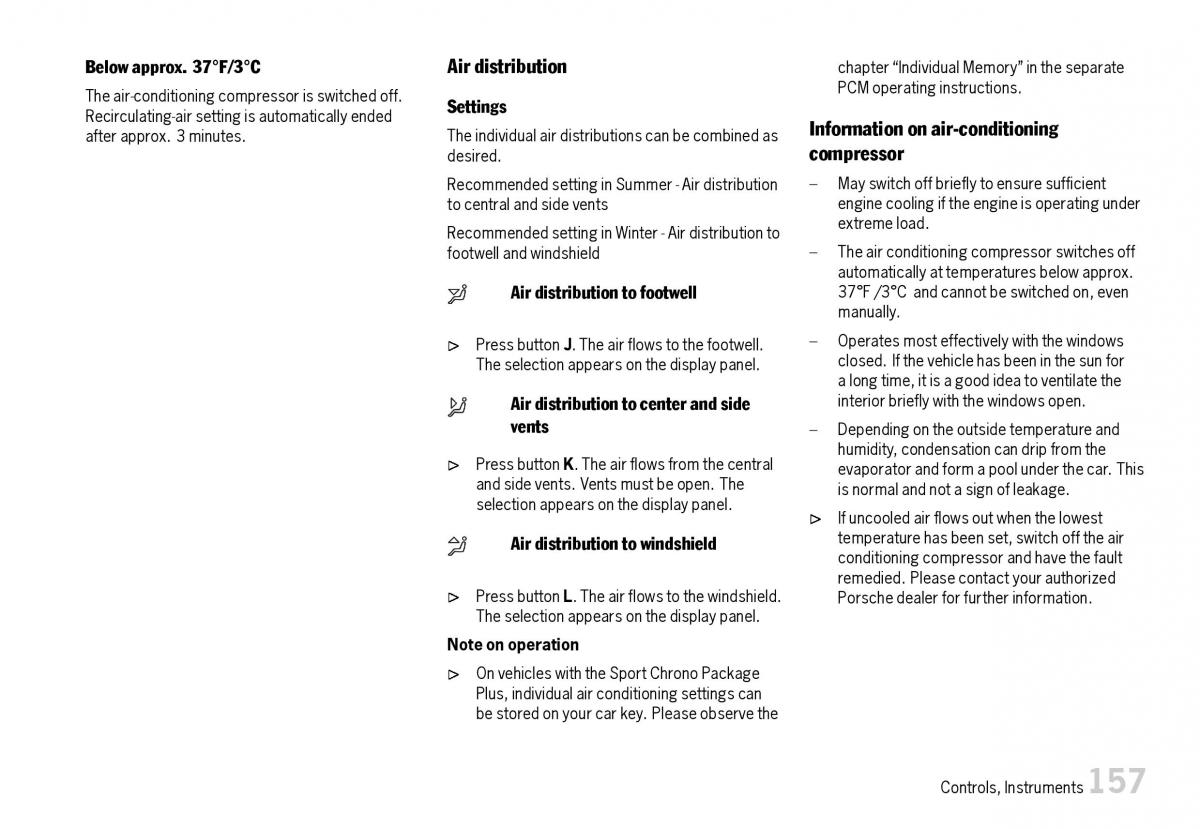 Porsche Boxster 987 owners manual / page 159