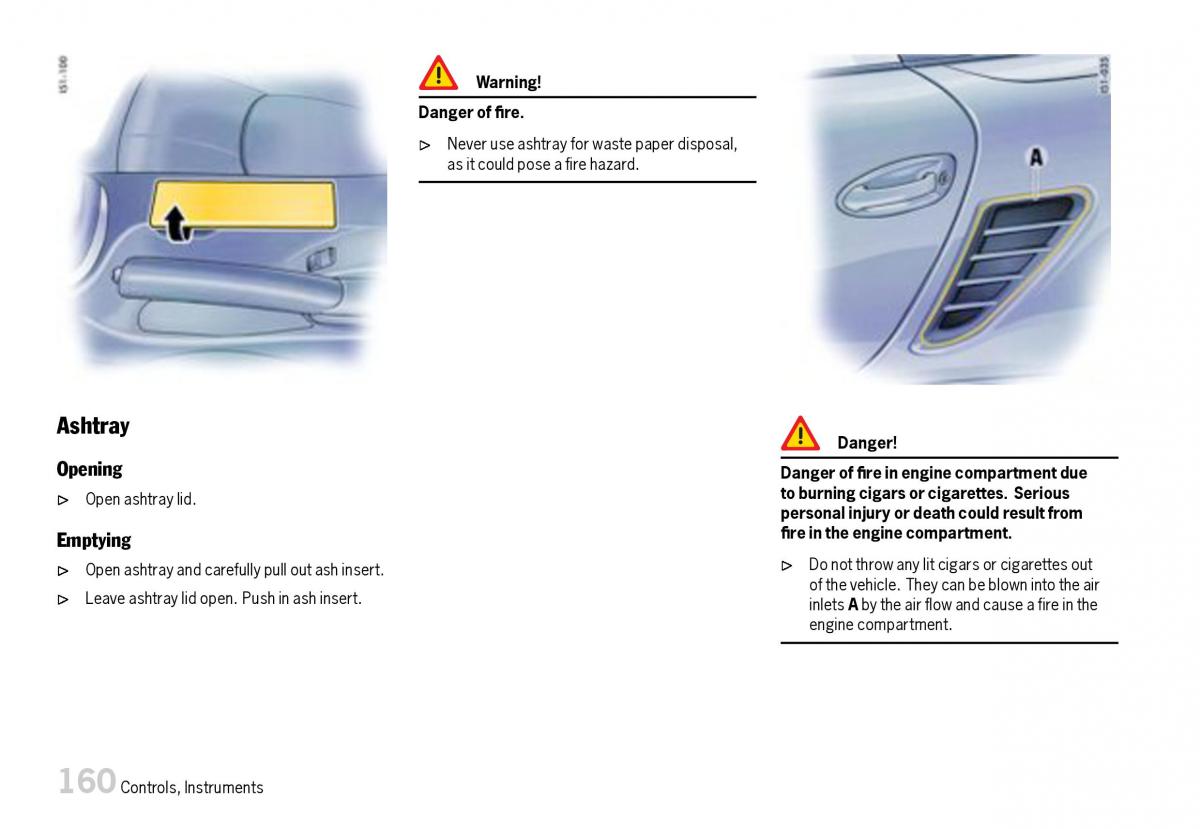 Porsche Boxster 987 owners manual / page 162