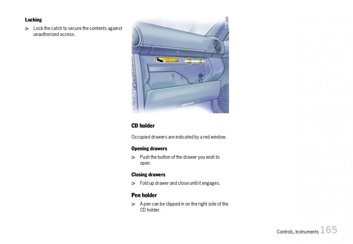 Porsche Boxster 987 owners manual / page 167