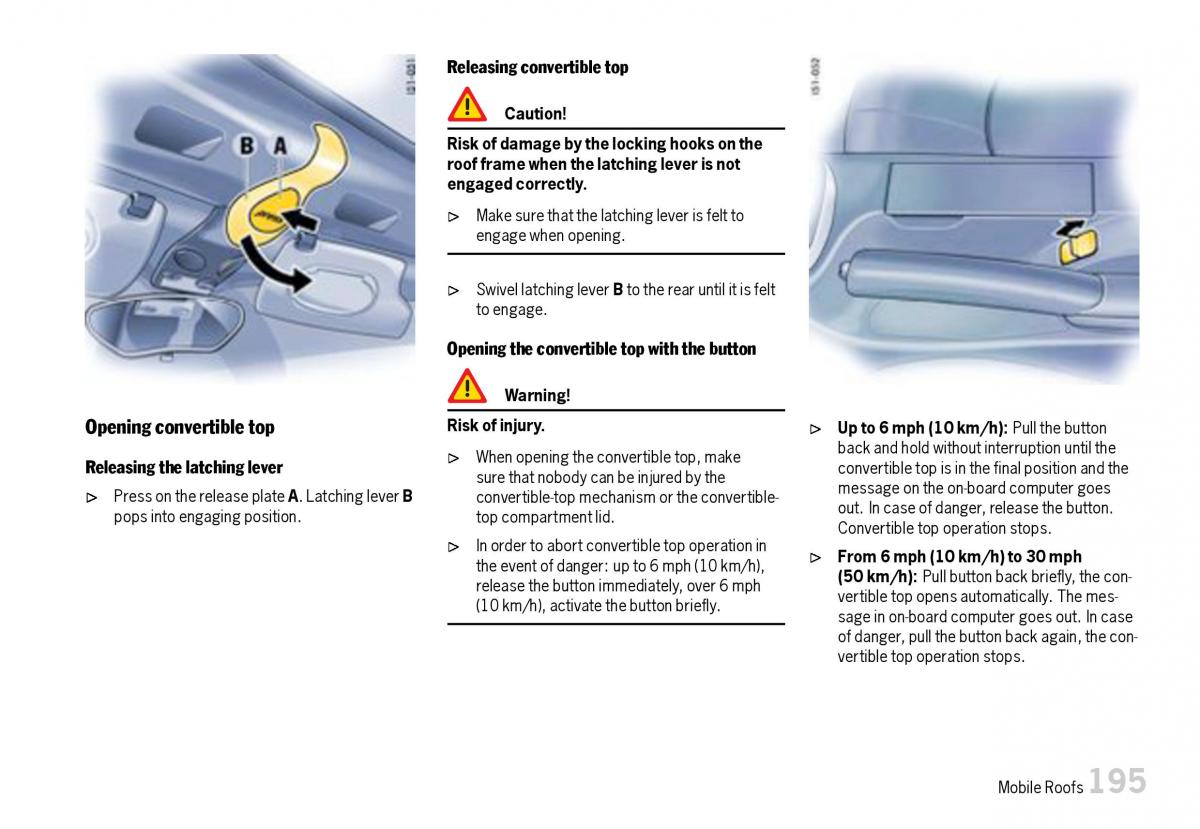 Porsche Boxster 987 owners manual / page 197