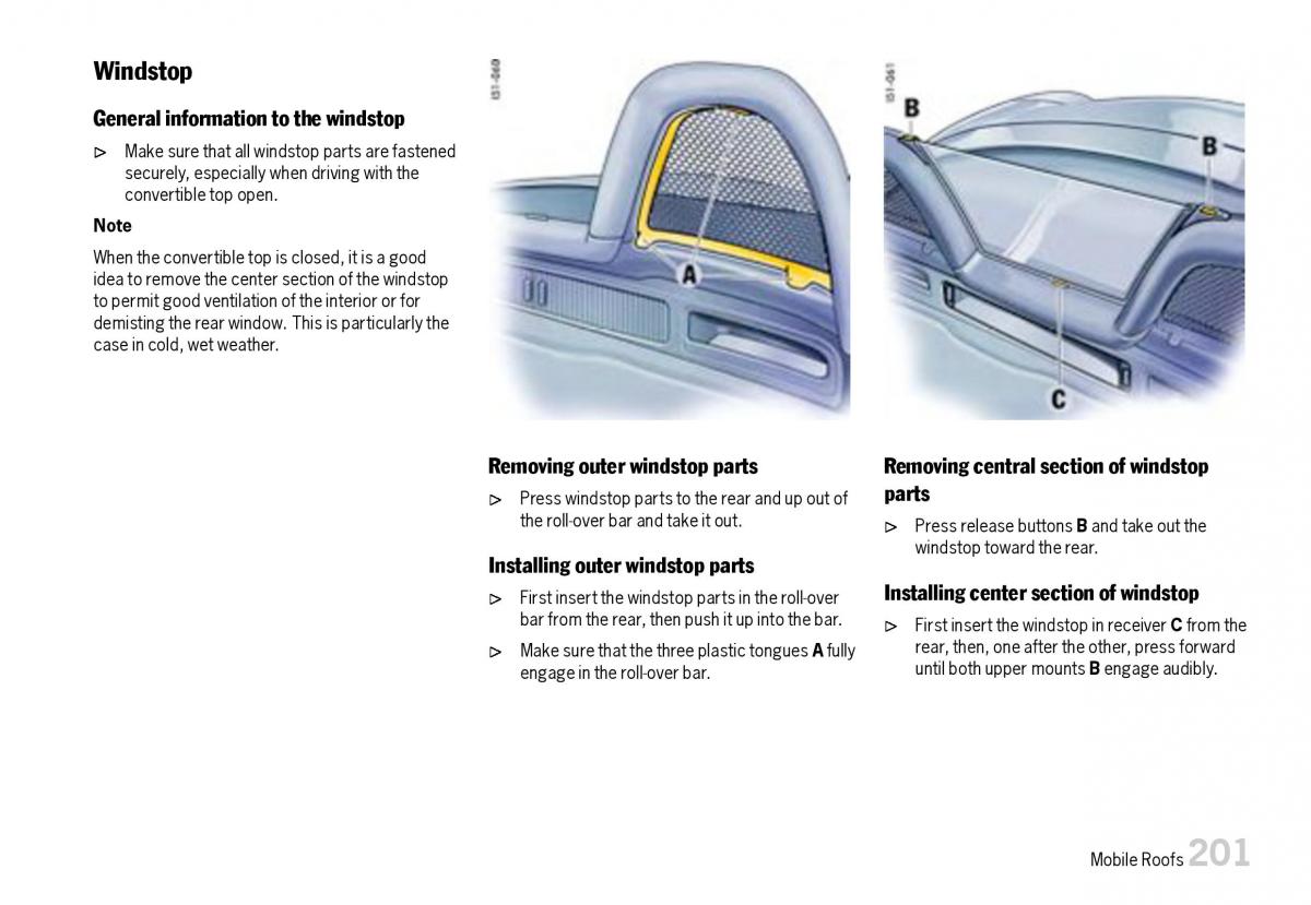 Porsche Boxster 987 owners manual / page 203