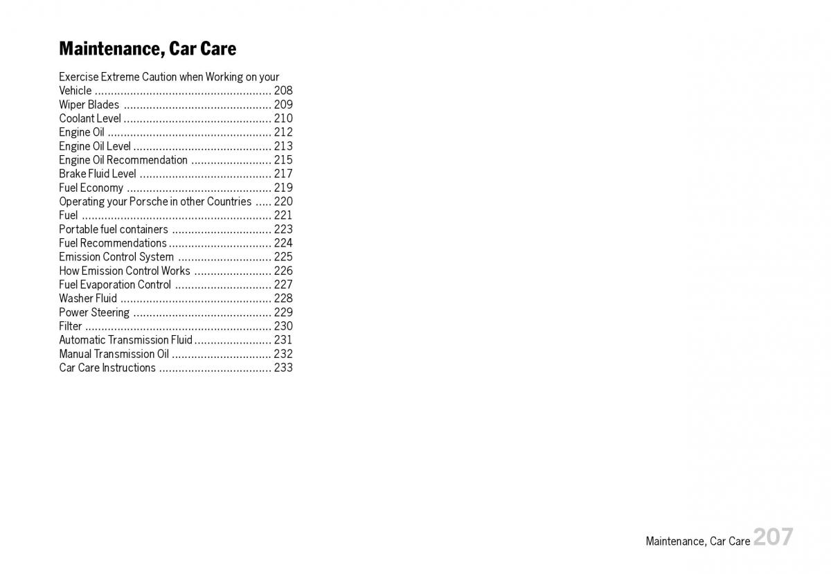 Porsche Boxster 987 owners manual / page 209