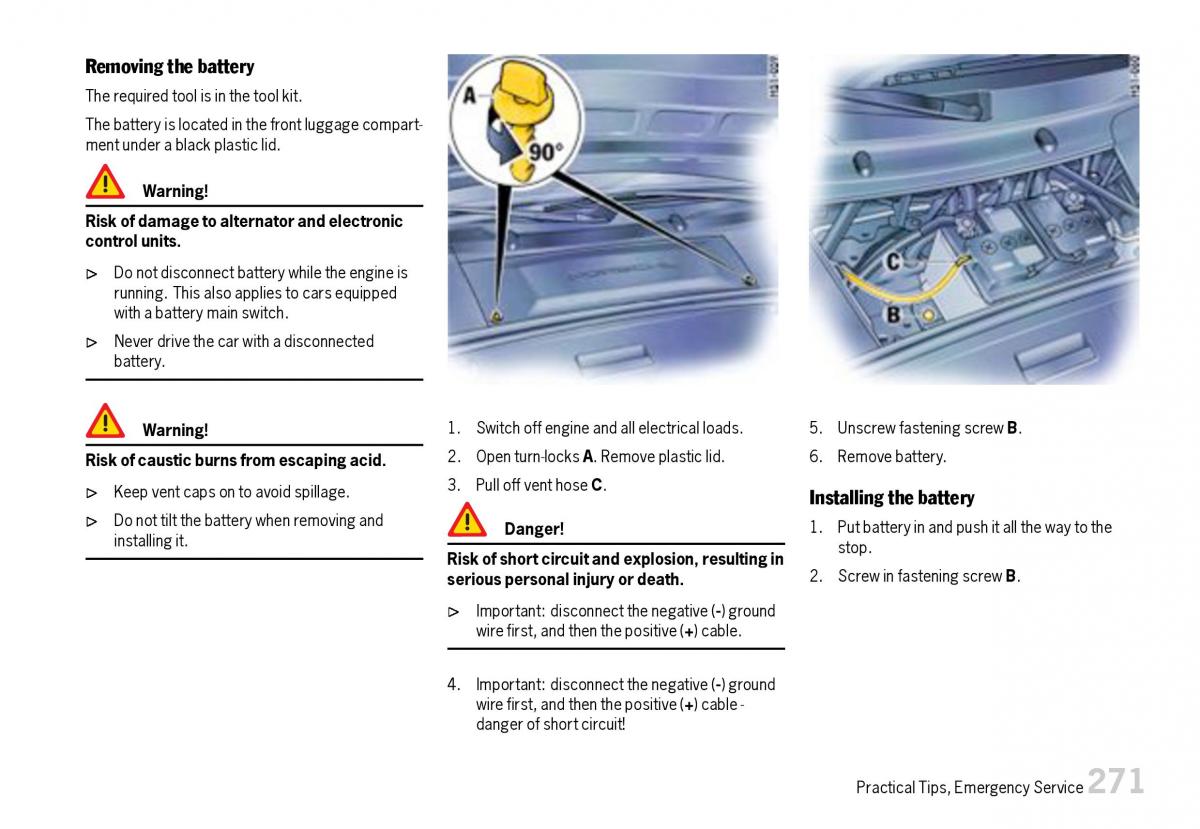 Porsche Boxster 987 owners manual / page 273