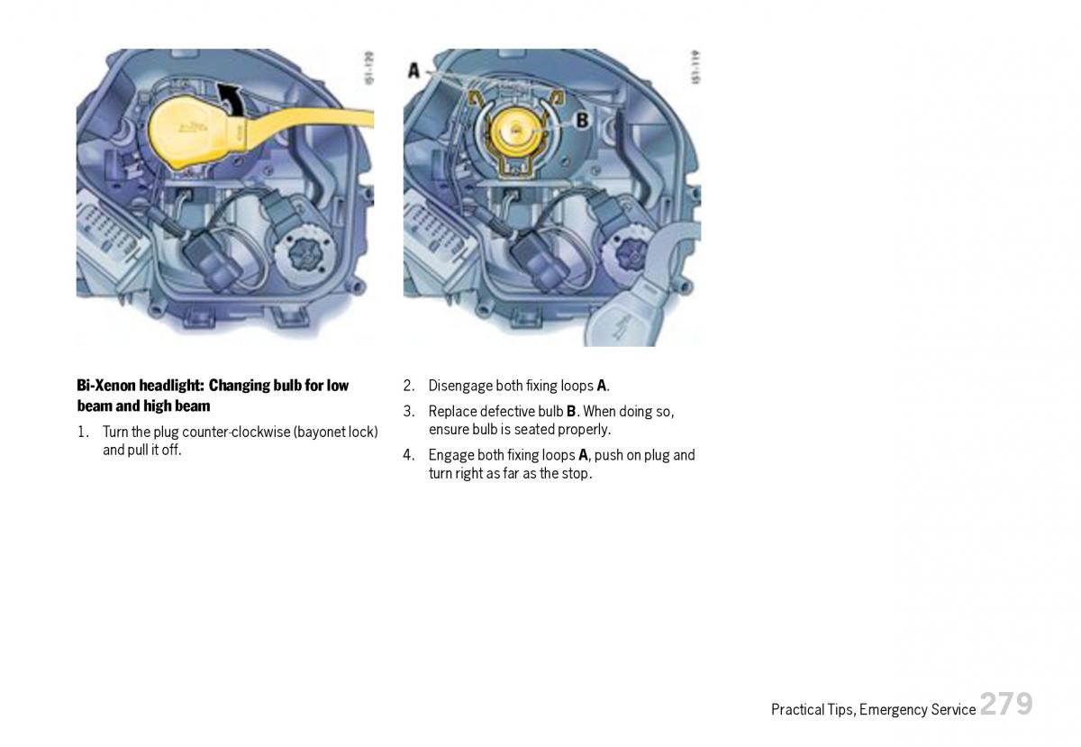 Porsche Boxster 987 owners manual / page 281