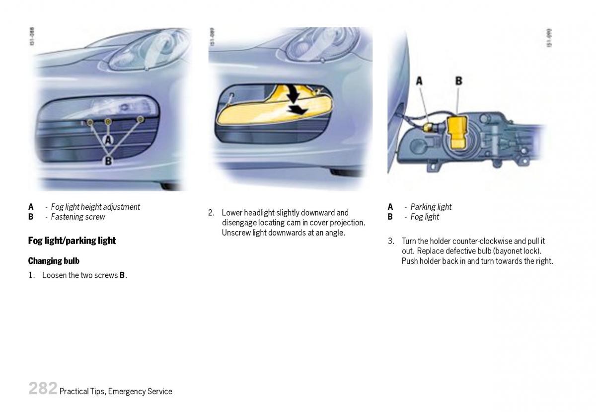 Porsche Boxster 987 owners manual / page 284