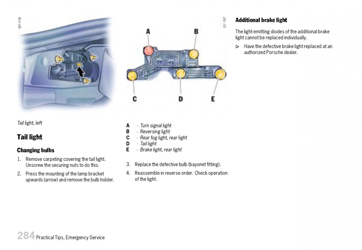 Porsche Boxster 987 owners manual / page 286