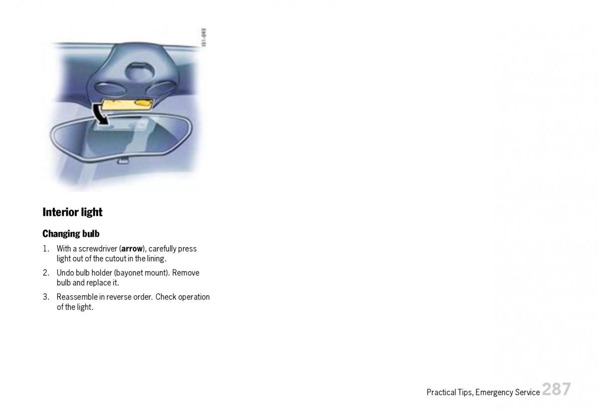 Porsche Boxster 987 owners manual / page 289