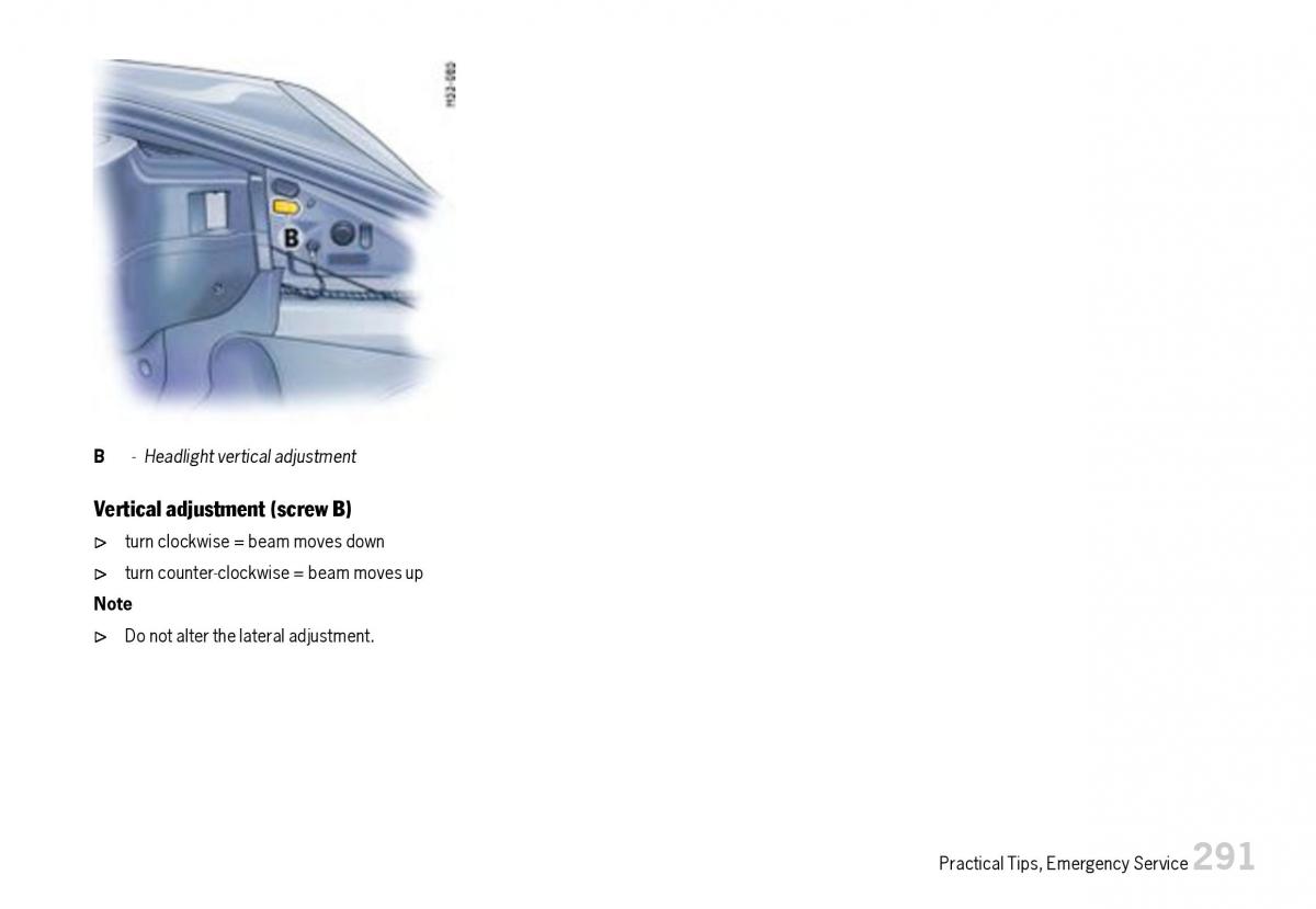 Porsche Boxster 987 owners manual / page 293