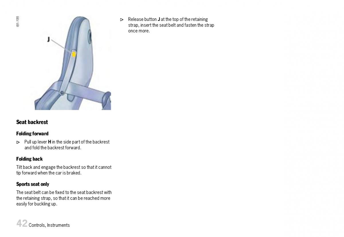 Porsche Boxster 987 owners manual / page 44