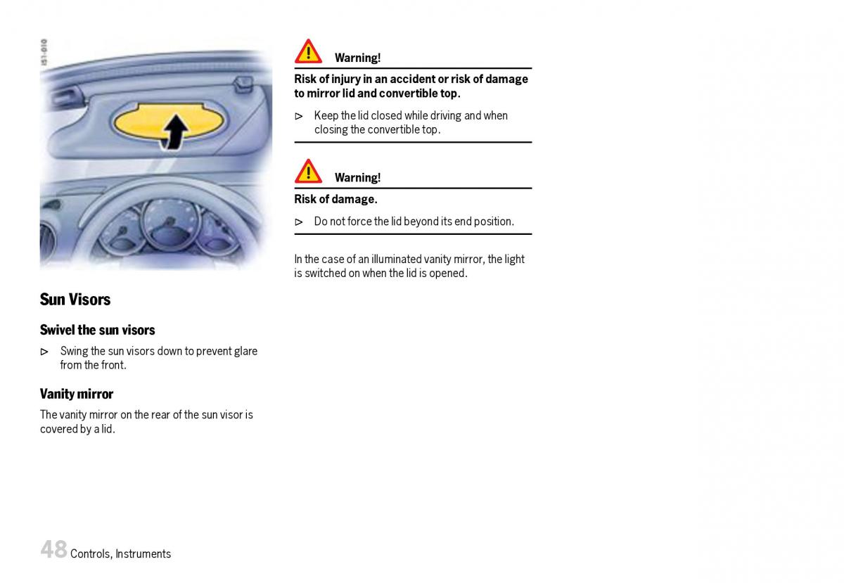 Porsche Boxster 987 owners manual / page 50