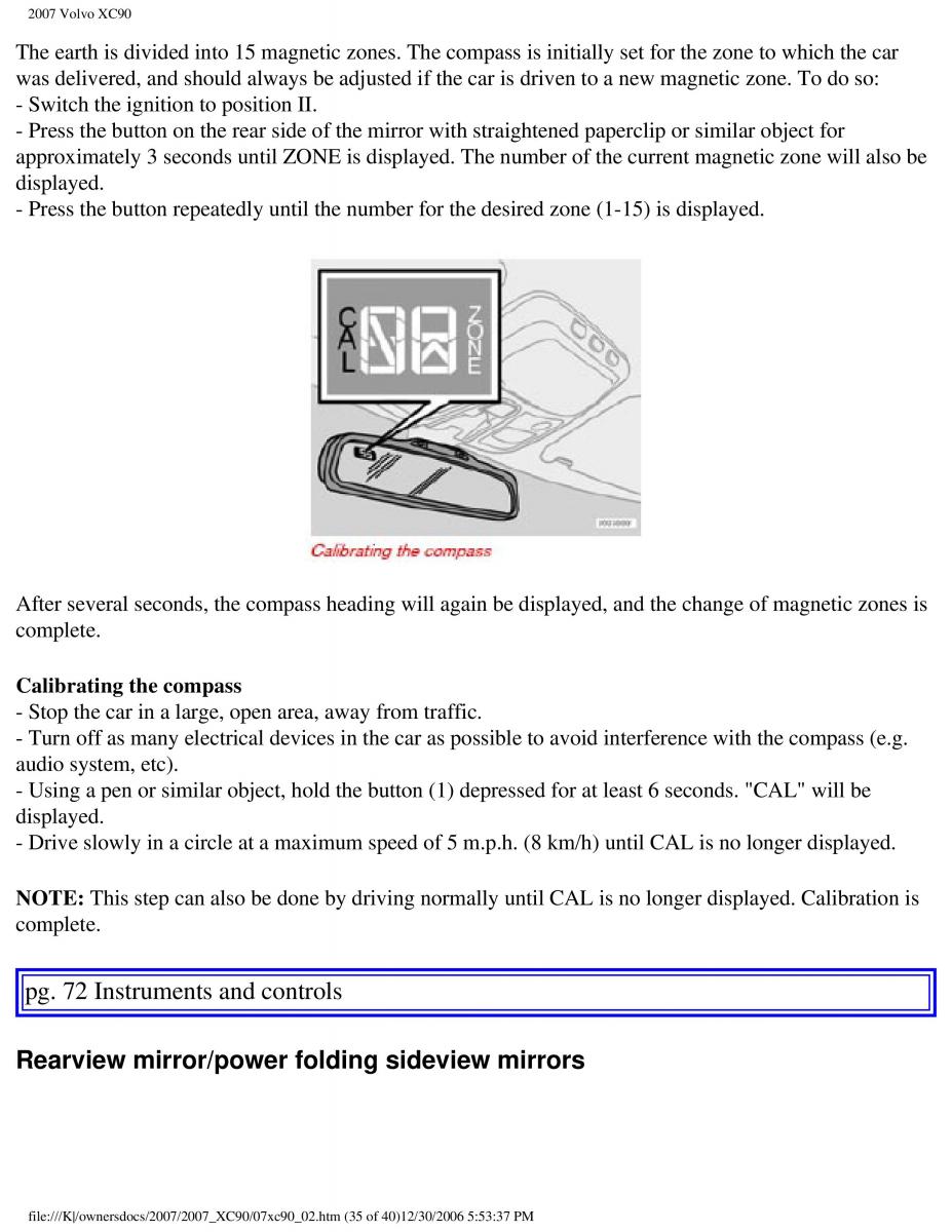 manual Volvo XC90 Volvo XC90 I 1 owners manual / page 81