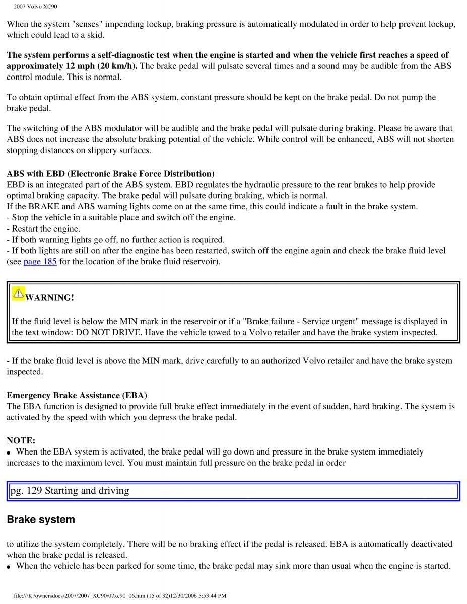 manual Volvo XC90 Volvo XC90 I 1 owners manual / page 139