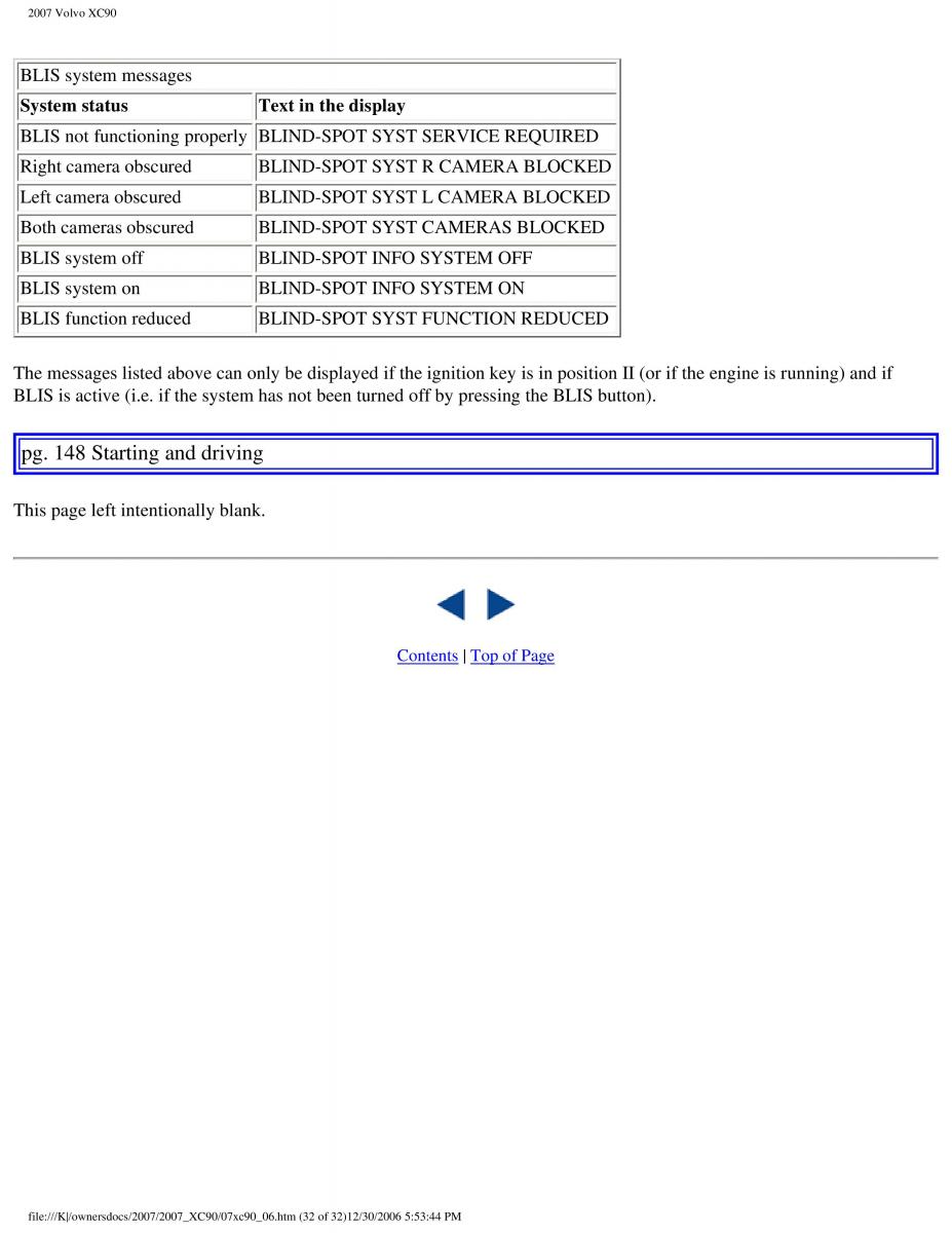 manual Volvo XC90 Volvo XC90 I 1 owners manual / page 156