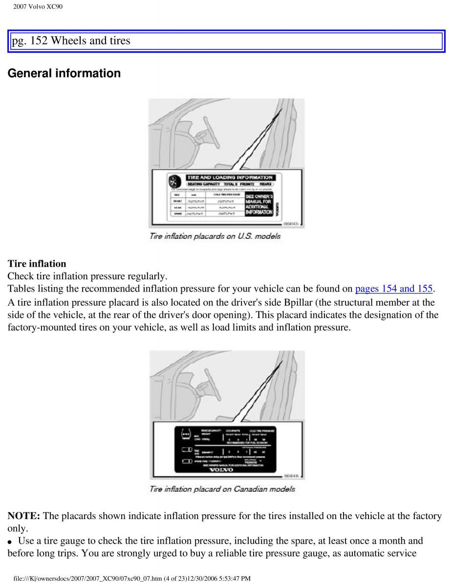 manual Volvo XC90 Volvo XC90 I 1 owners manual / page 160