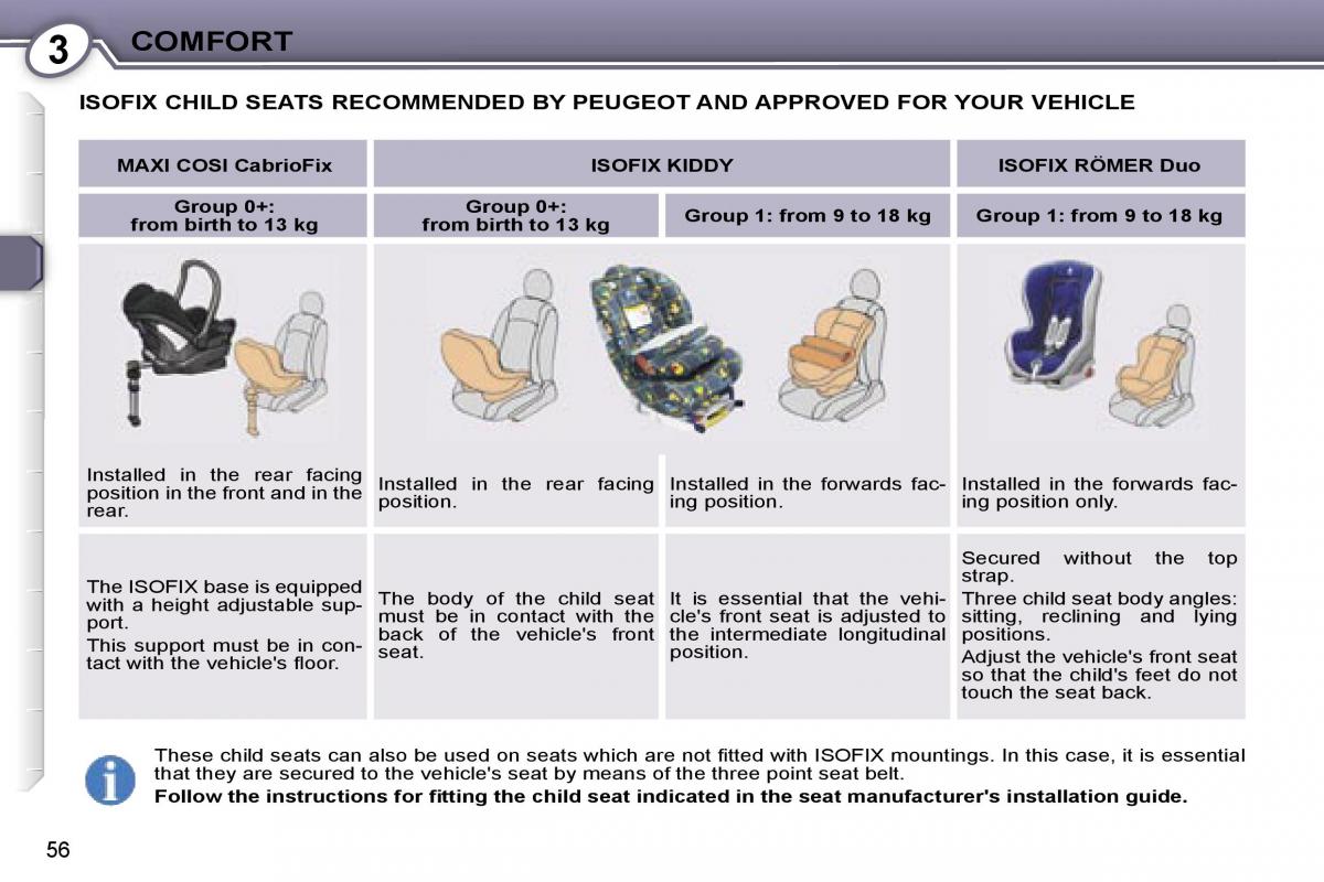 Peugeot 607 owners manual / page 57