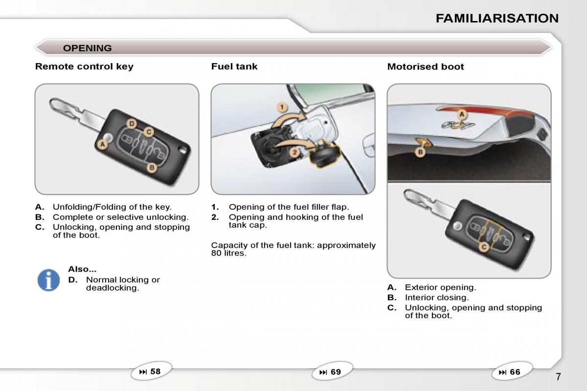 Peugeot 607 owners manual / page 75