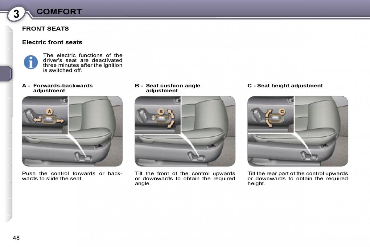 Peugeot 607 owners manual / page 47