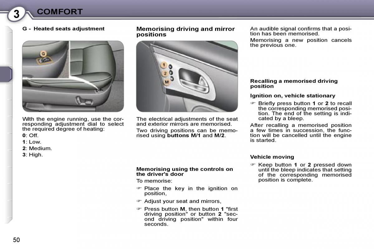 Peugeot 607 owners manual / page 49