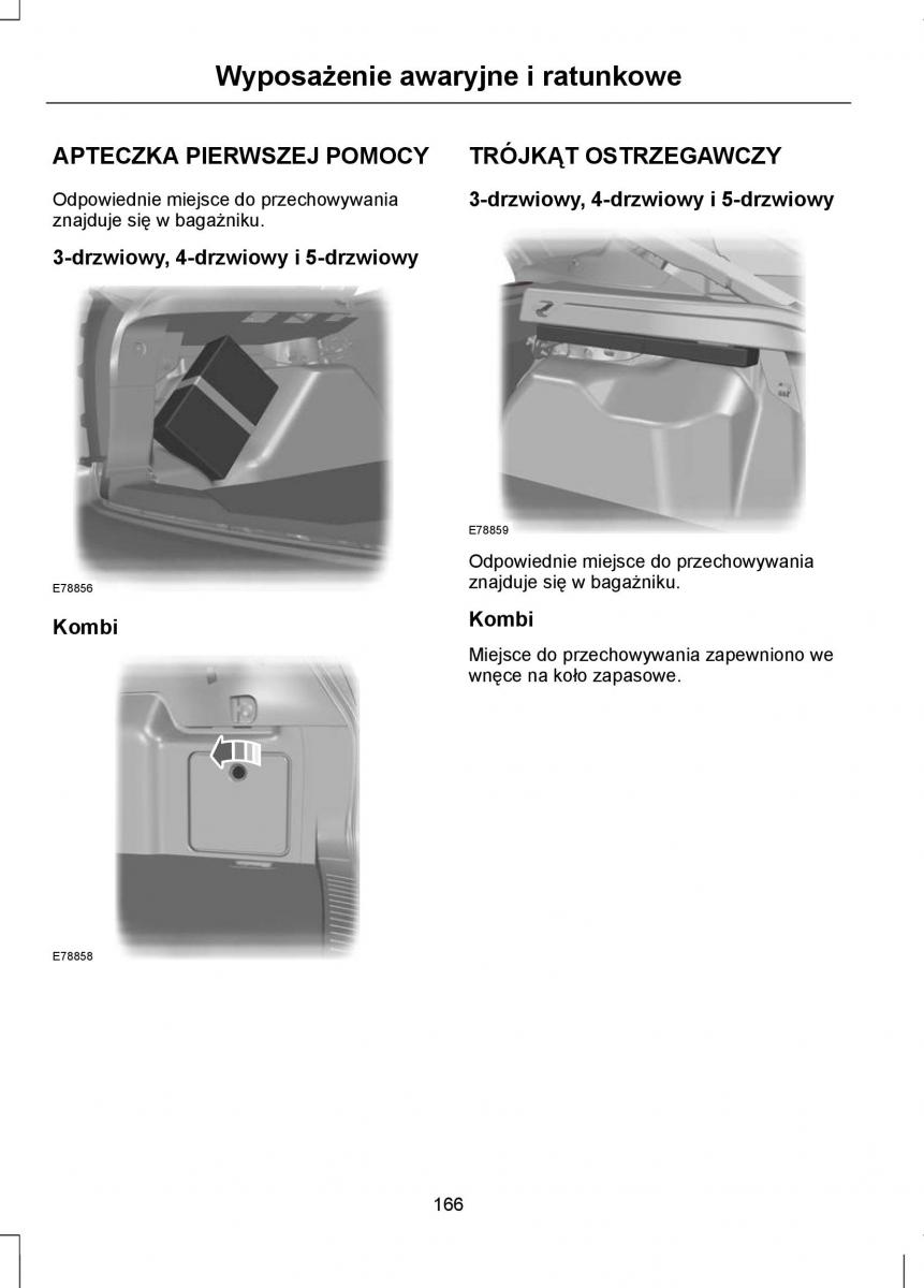 Ford Focus II 2 instrukcja obslugi / page 168