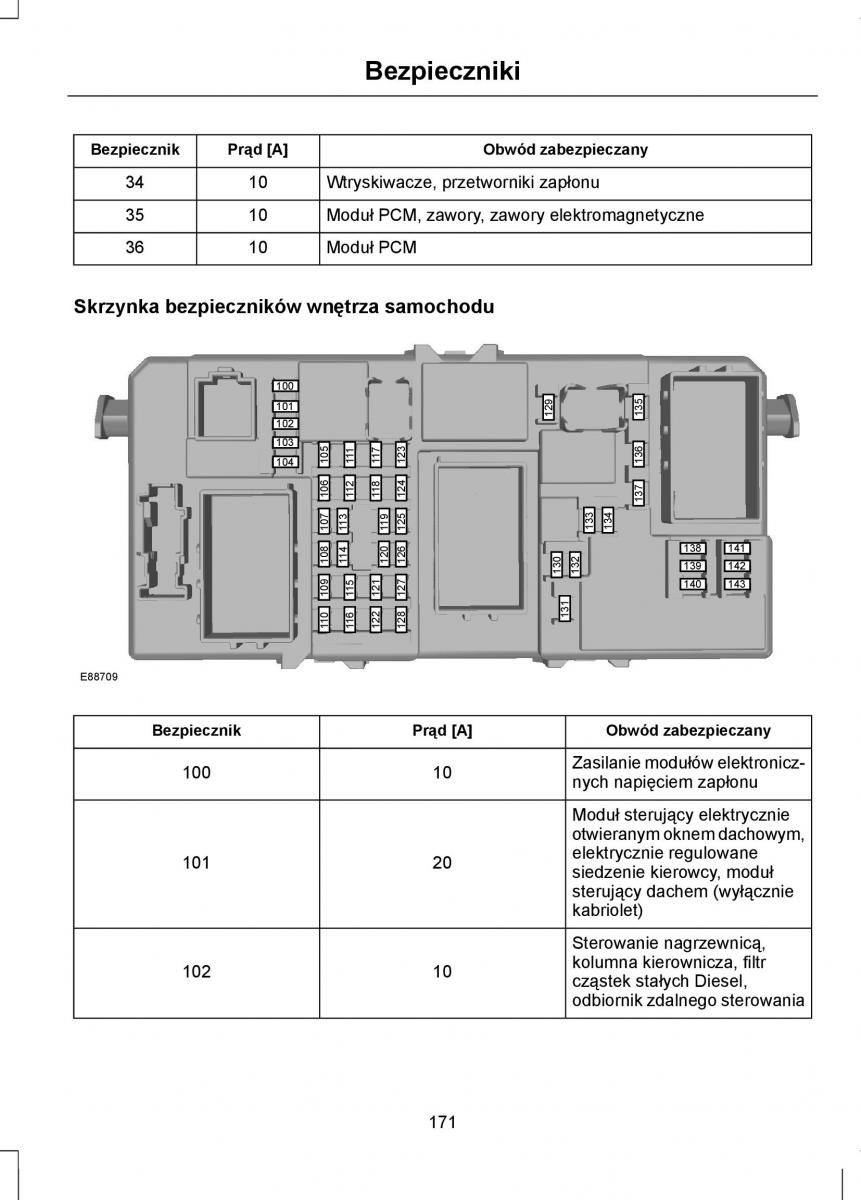 Ford Focus II 2 instrukcja obslugi / page 173