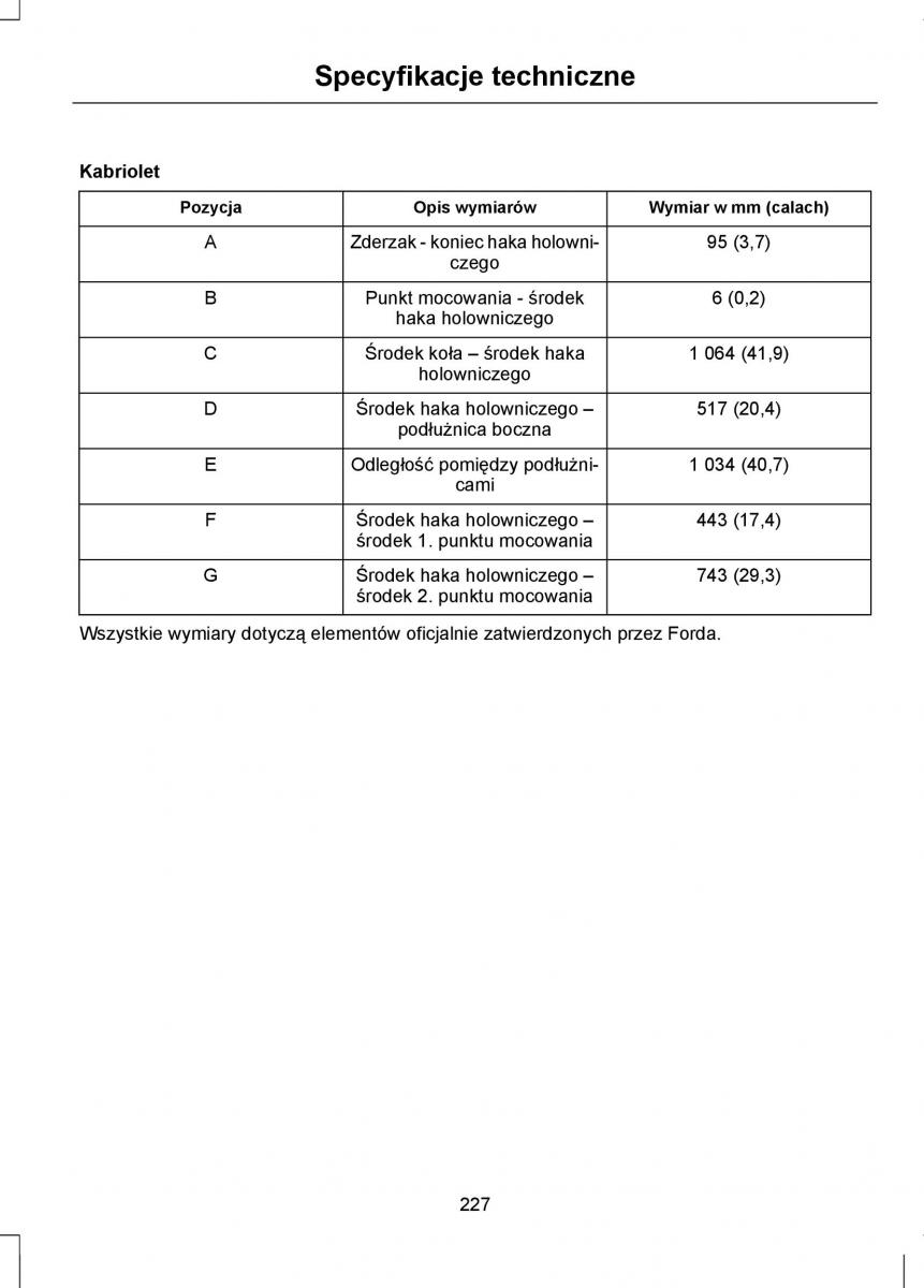 Ford Focus II 2 instrukcja obslugi / page 229