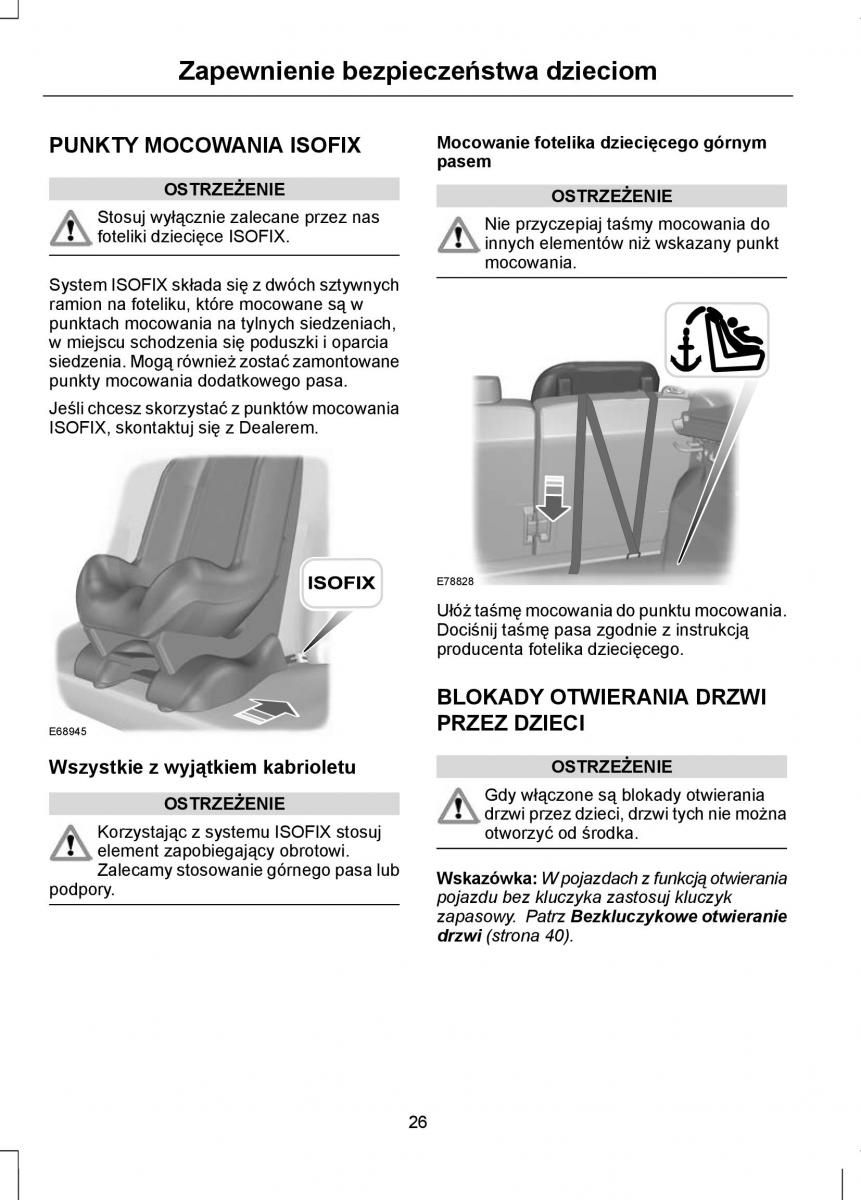 Ford Focus II 2 instrukcja obslugi / page 28