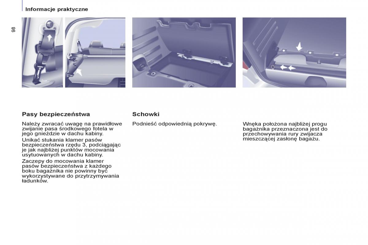 Citroen Berlingo II 2 instrukcja obslugi / page 100