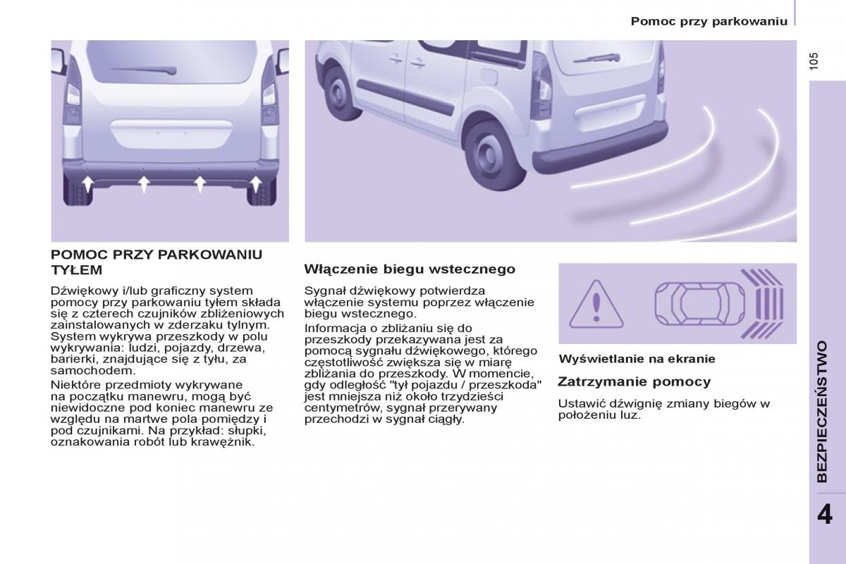 Citroen Berlingo II 2 instrukcja obslugi / page 107