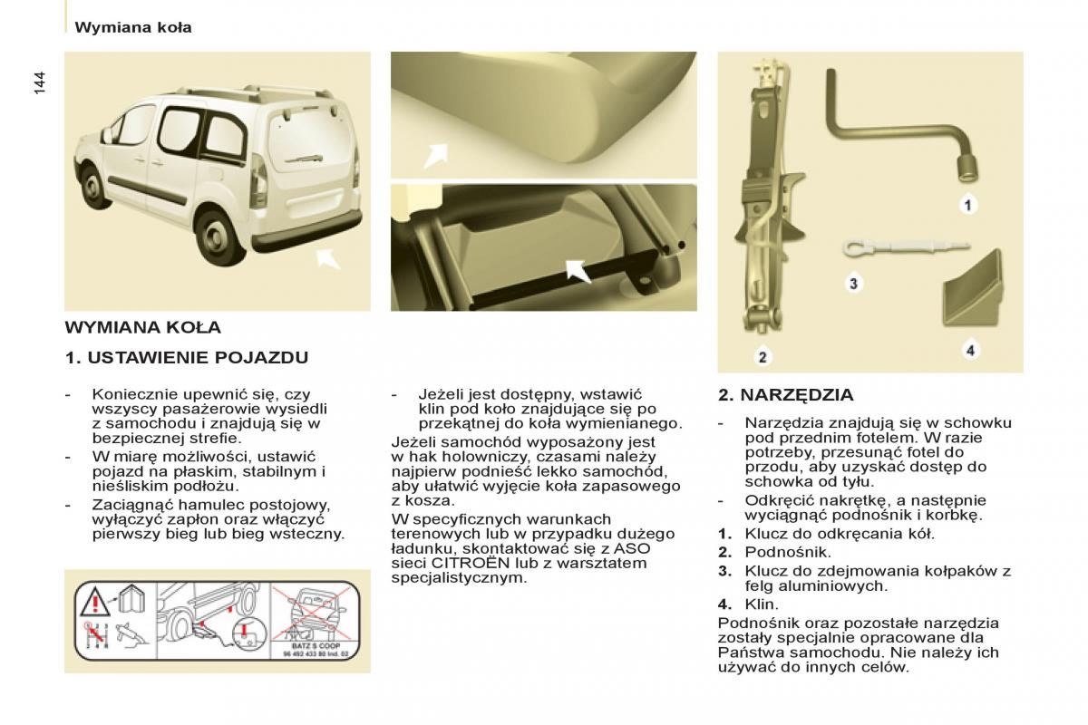 Citroen Berlingo II 2 instrukcja obslugi / page 146