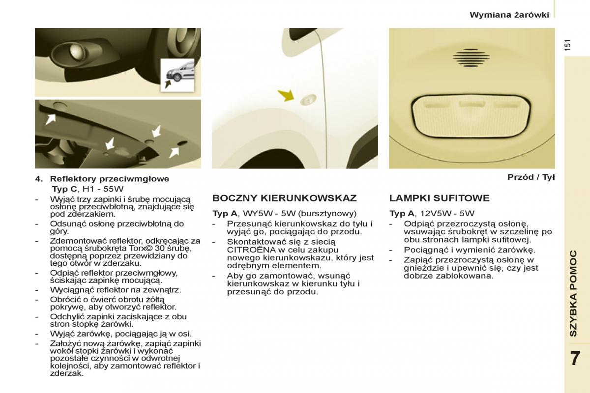 Citroen Berlingo II 2 instrukcja obslugi / page 153