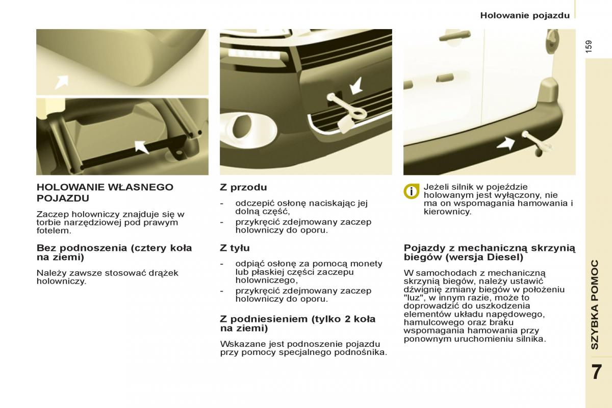 Citroen Berlingo II 2 instrukcja obslugi / page 161