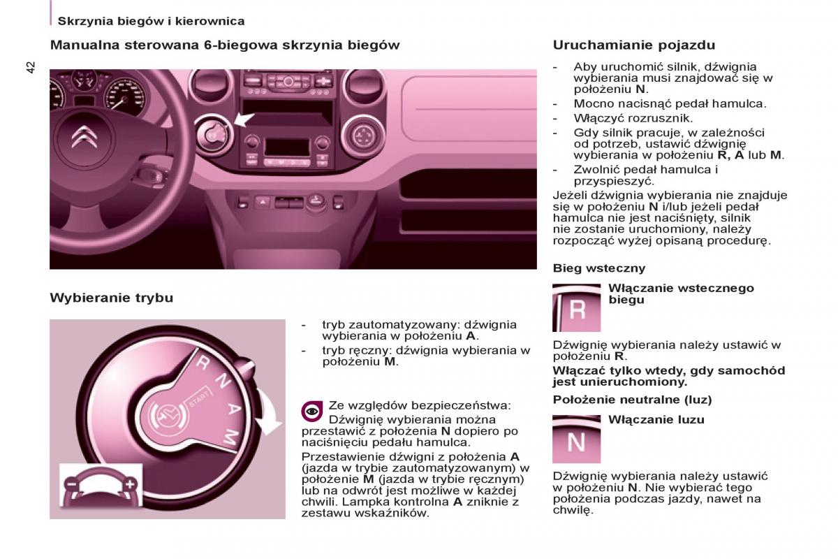 Citroen Berlingo II 2 instrukcja obslugi / page 44