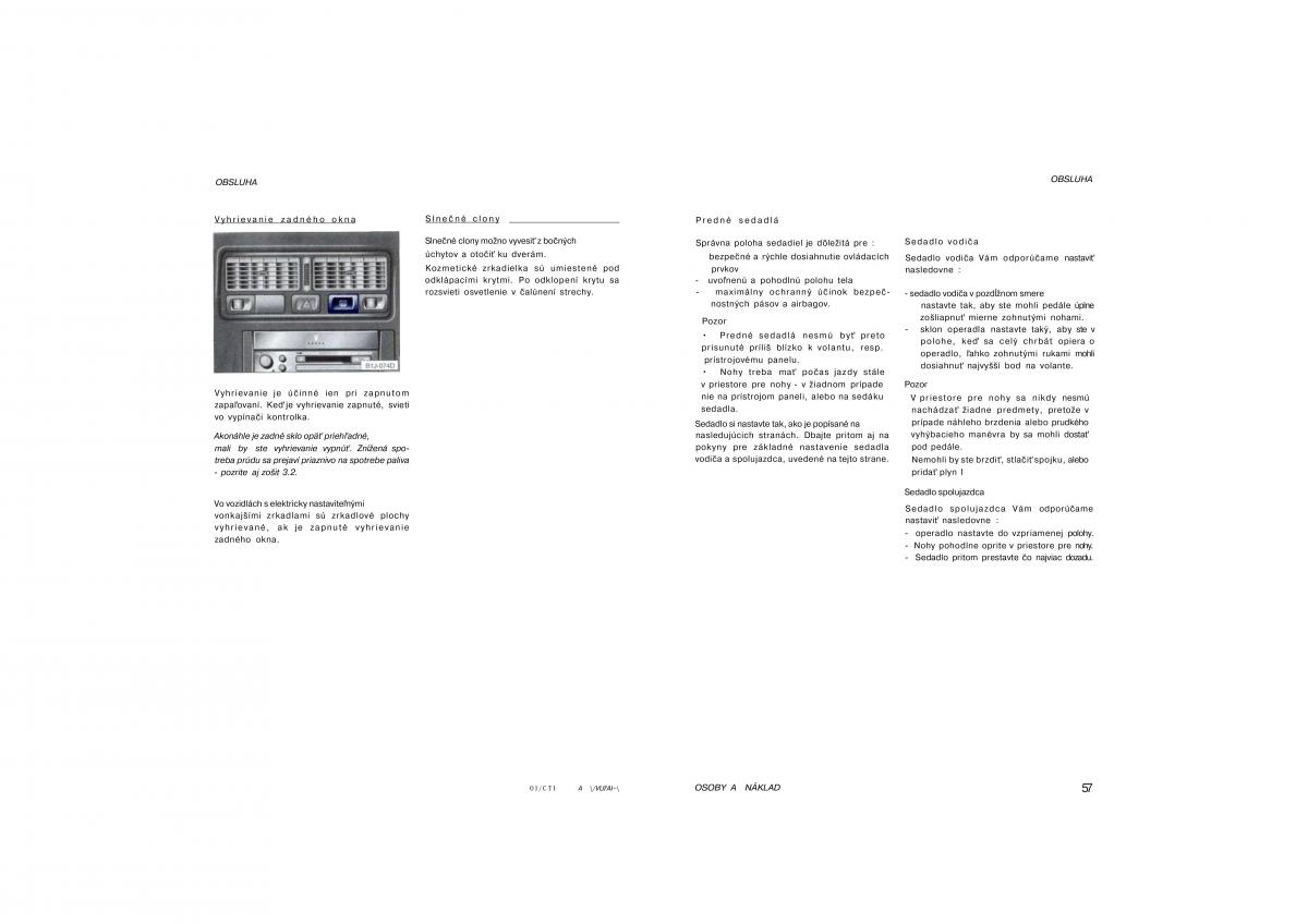 VW Golf III 3 navod k obsludze / page 28