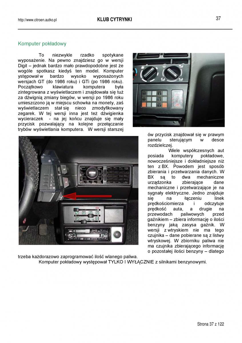 manual  Citroen BX instrukcja / page 37