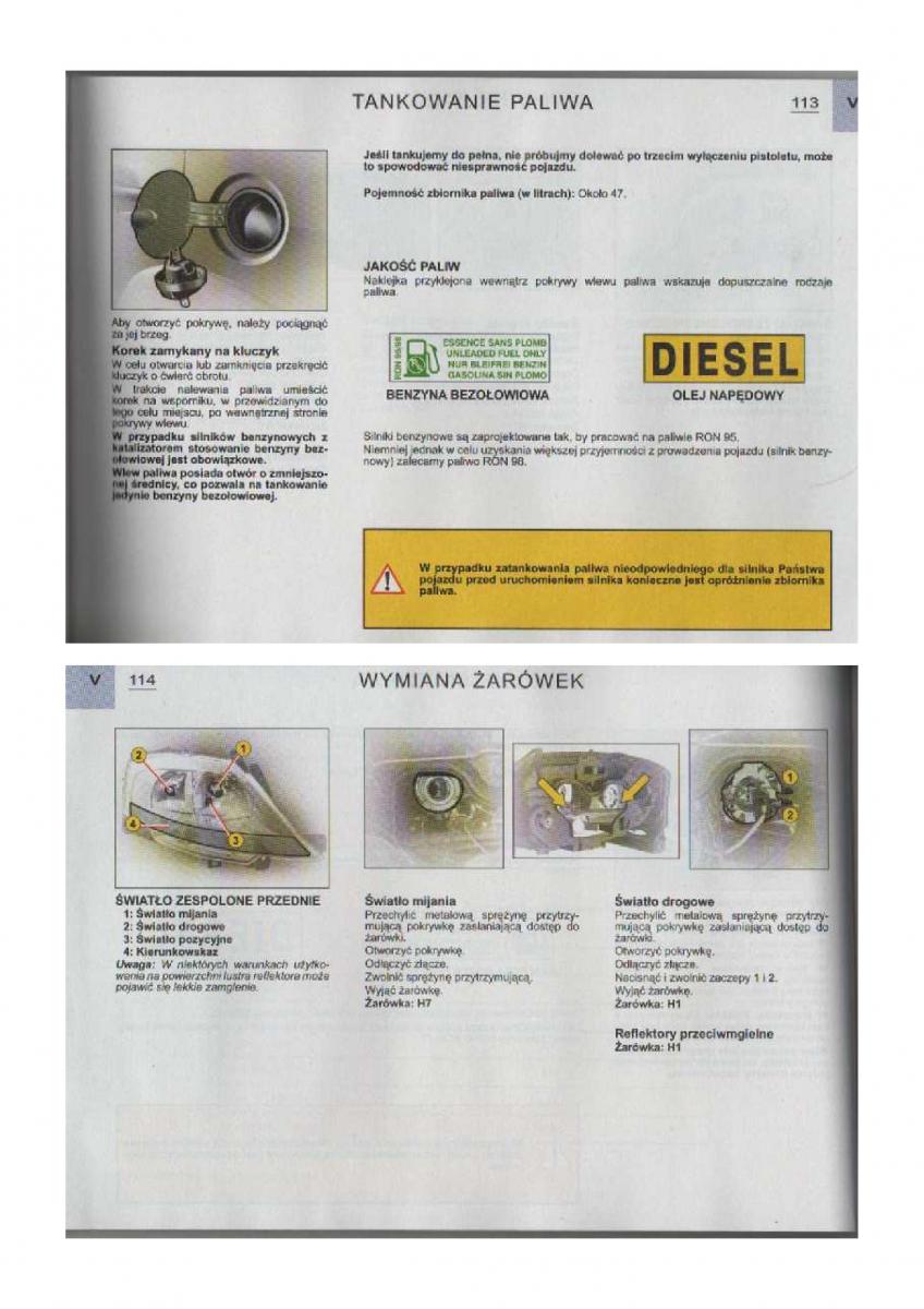 Citroen C3 I 1 instrukcja obslugi / page 58