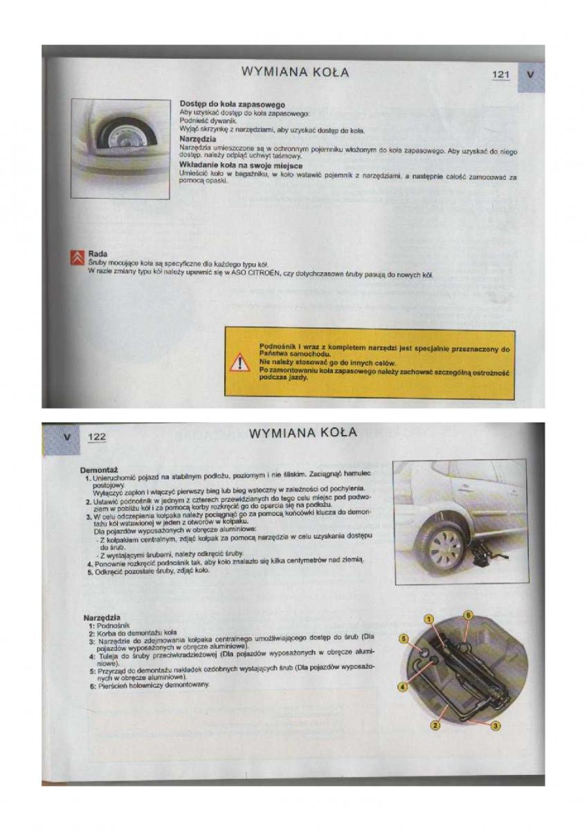 Citroen C3 I 1 instrukcja obslugi / page 62