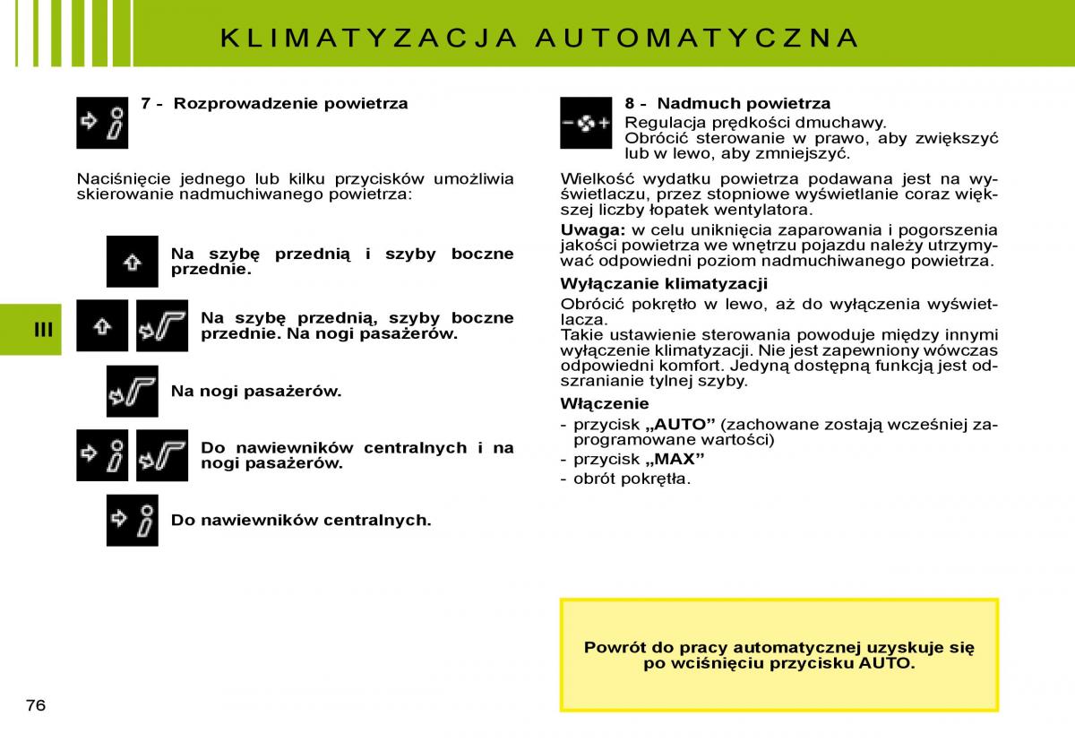 manual  Citroen C8 instrukcja / page 75