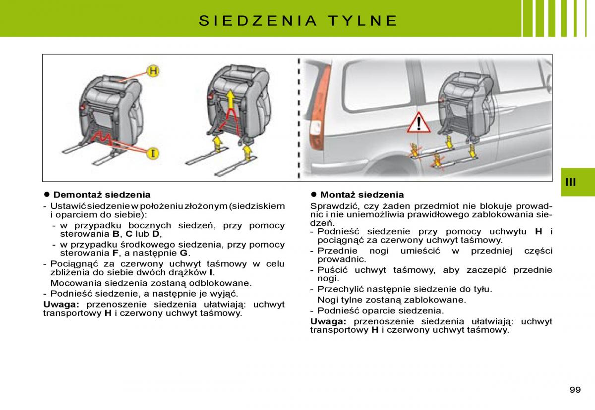 manual  Citroen C8 instrukcja / page 95