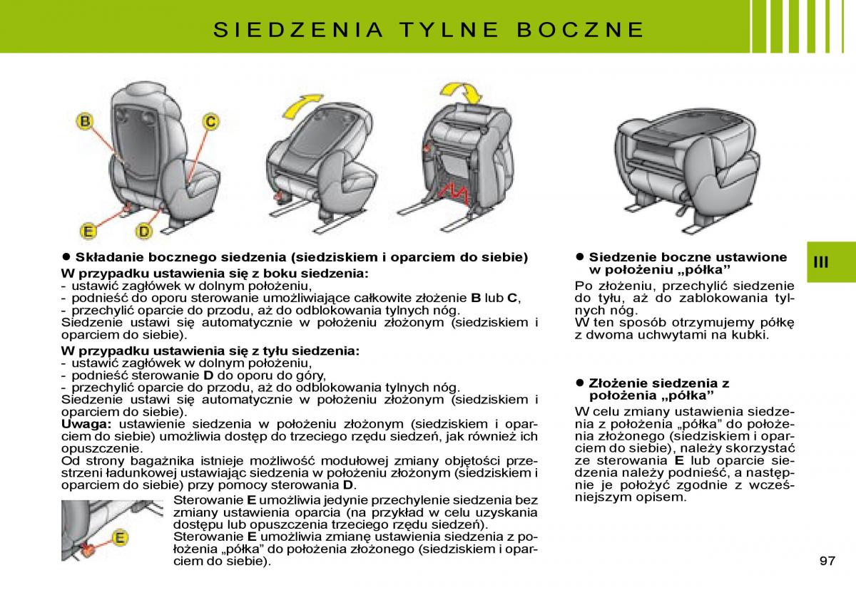 manual  Citroen C8 instrukcja / page 97