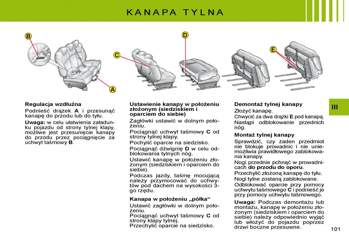 manual  Citroen C8 instrukcja / page 99