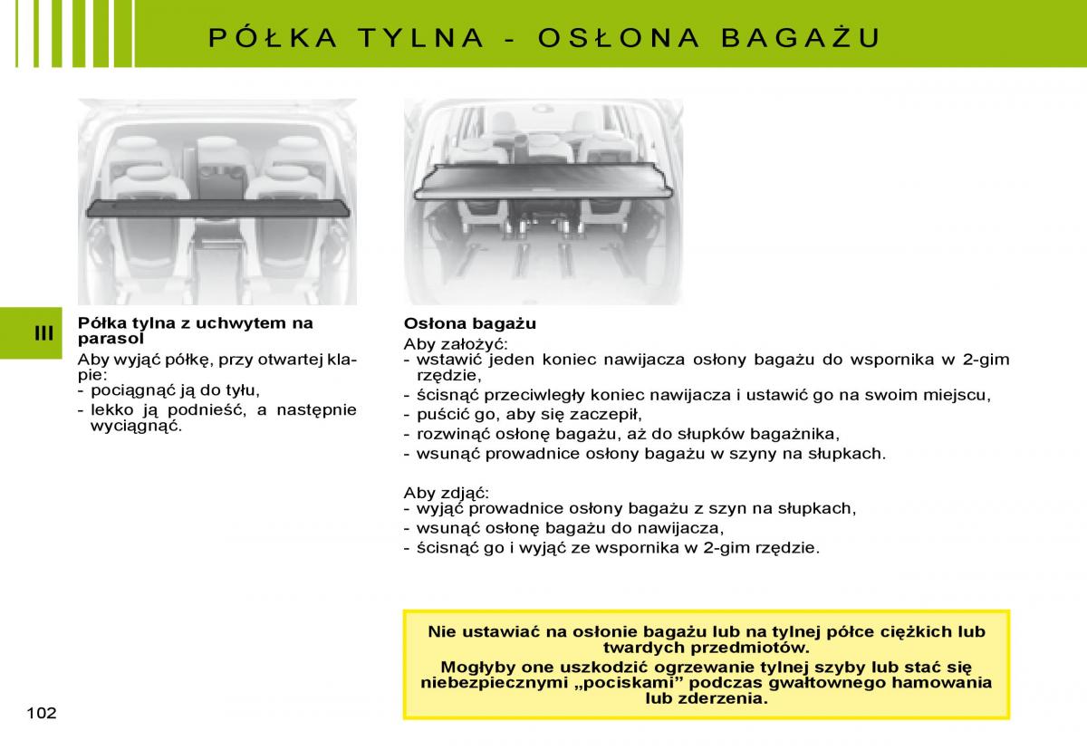 manual  Citroen C8 instrukcja / page 100